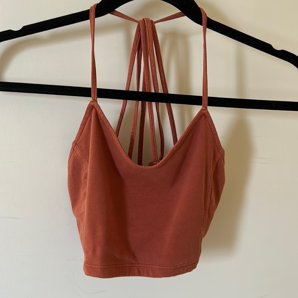 Cropped top with super fun back